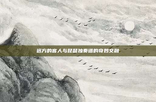 远方的客人与琵琶独奏谱的奇妙交融