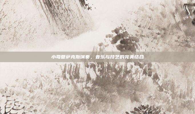 小弯管萨克斯演奏，音乐与技艺的完美结合