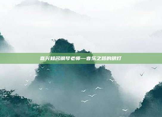 嘉兴知名钢琴老师—音乐之路的明灯