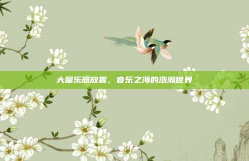 大量乐器放置，音乐之海的浩瀚世界
