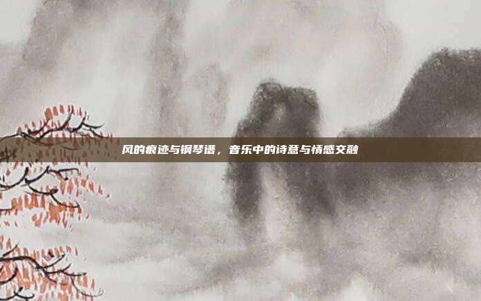 风的痕迹与钢琴谱，音乐中的诗意与情感交融