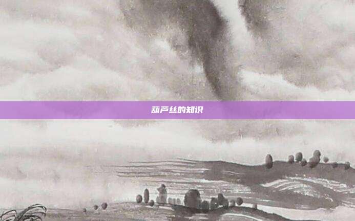 葫芦丝的知识