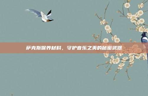 萨克斯保养材料，守护音乐之美的秘密武器