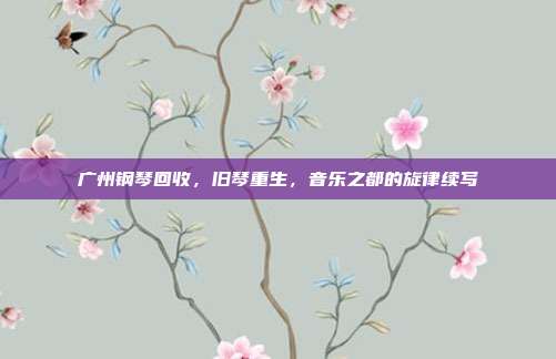 广州钢琴回收，旧琴重生，音乐之都的旋律续写
