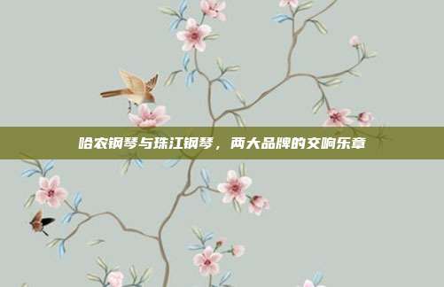 哈农钢琴与珠江钢琴，两大品牌的交响乐章