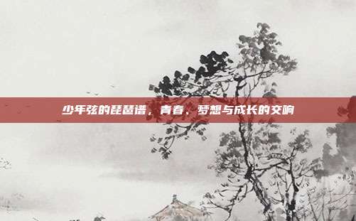 少年弦的琵琶谱,青春、梦想与成长的交响