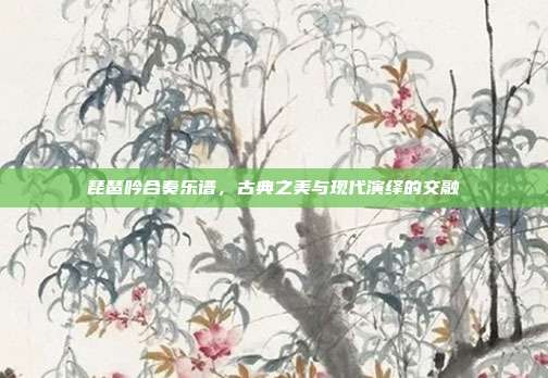 琵琶吟合奏乐谱，古典之美与现代演绎的交融