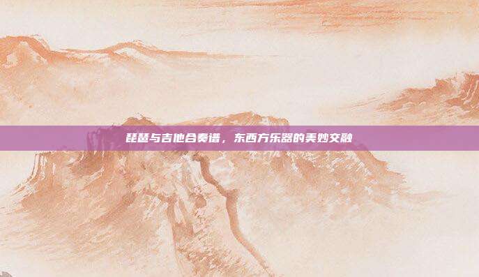 琵琶与吉他合奏谱，东西方乐器的美妙交融