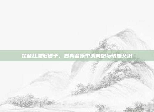 琵琶红颜旧谱子，古典音乐中的美丽与情感交织