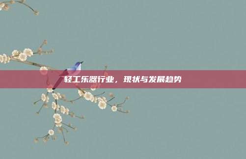 轻工乐器行业，现状与发展趋势