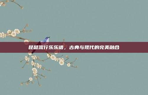 琵琶流行乐乐谱，古典与现代的完美融合