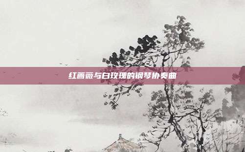 红蔷薇与白玫瑰的钢琴协奏曲
