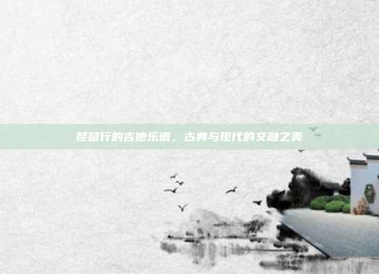 琵琶行的吉他乐谱，古典与现代的交融之美
