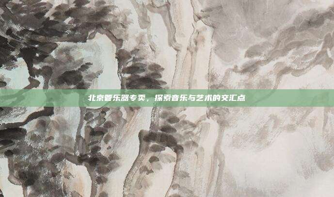 北京管乐器专卖，探索音乐与艺术的交汇点