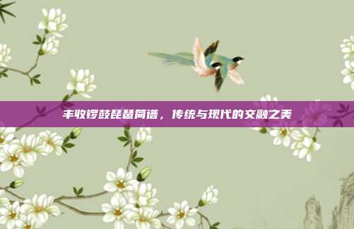 丰收锣鼓琵琶简谱，传统与现代的交融之美