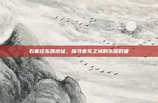 石家庄乐器地址，探寻音乐之城的乐器殿堂