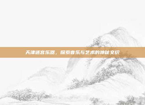 天津迷宫乐器，探索音乐与艺术的神秘交织