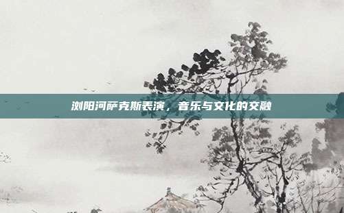 浏阳河萨克斯表演，音乐与文化的交融