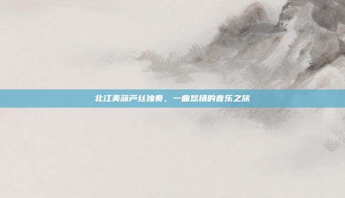 北江美葫芦丝独奏，一曲悠扬的音乐之旅