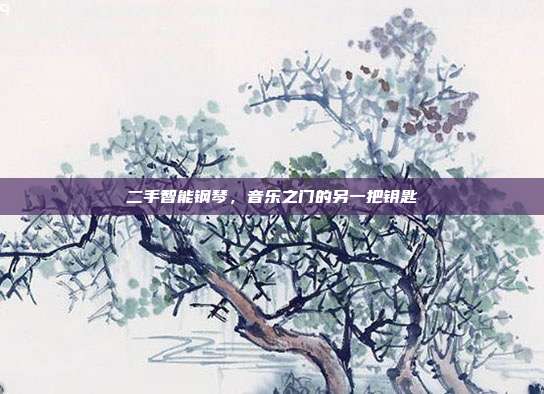 二手智能钢琴，音乐之门的另一把钥匙