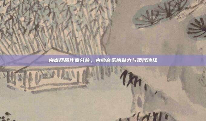 良宵琵琶伴奏分普，古典音乐的魅力与现代演绎