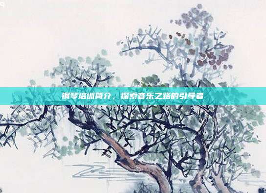 钢琴培训简介，探索音乐之路的引导者