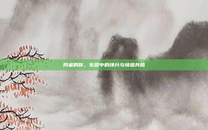 同桌的你，乐器中的缘分与情感共鸣