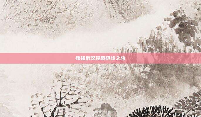 张强武汉琵琶研修之旅
