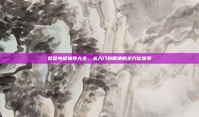 琵琶考级辅导大全，从入门到精通的全方位指导