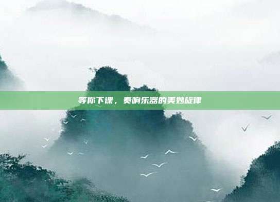 等你下课，奏响乐器的美妙旋律