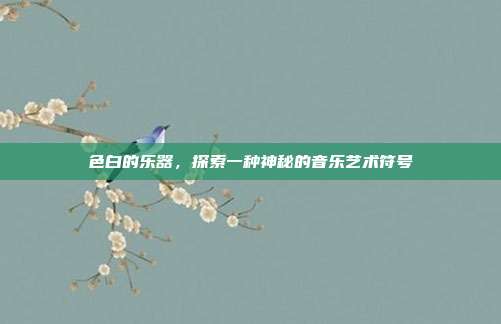 色白的乐器，探索一种神秘的音乐艺术符号
