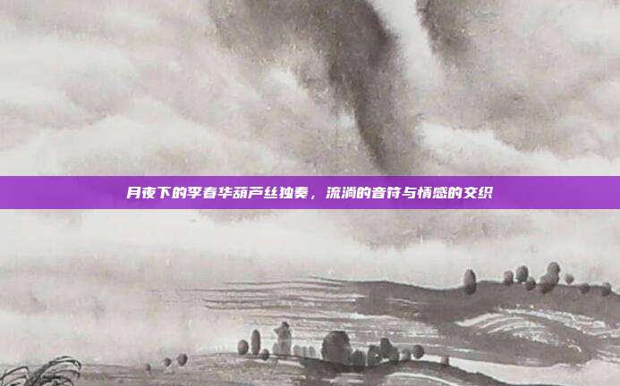月夜下的李春华葫芦丝独奏，流淌的音符与情感的交织