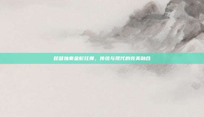 琵琶独奏金蛇狂舞，传统与现代的完美融合