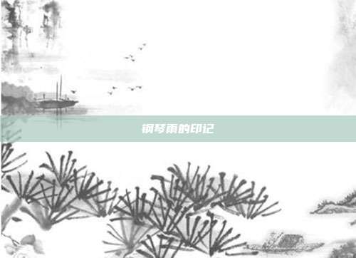 钢琴雨的印记