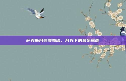 萨克斯月亮弯弯谱，月光下的音乐旅程