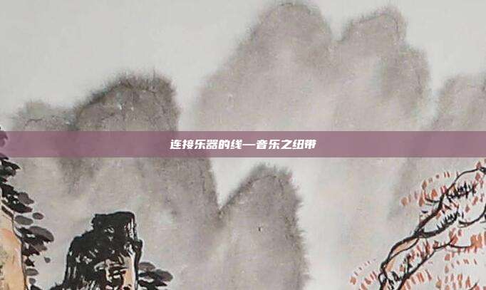 连接乐器的线—音乐之纽带