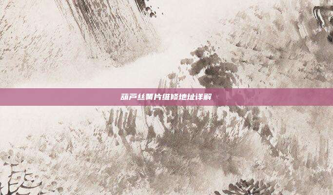 葫芦丝簧片维修地址详解