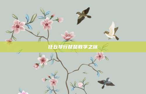 任丘琴行琵琶教学之旅