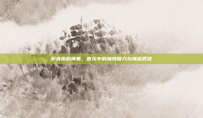 萨克斯的间奏，音乐中的独特魅力与情感表达