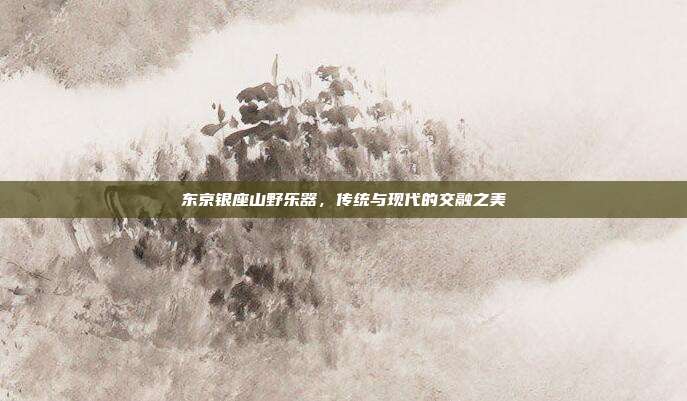 东京银座山野乐器,传统与现代的交融之美
