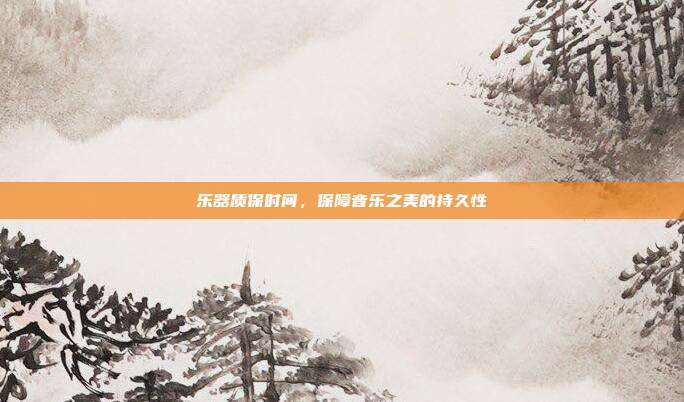 乐器质保时间,保障音乐之美的持久性
