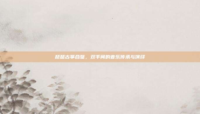 琵琶古筝合璧，双手间的音乐传承与演绎