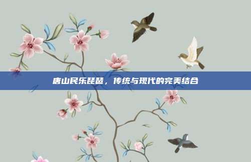 唐山民乐琵琶，传统与现代的完美结合