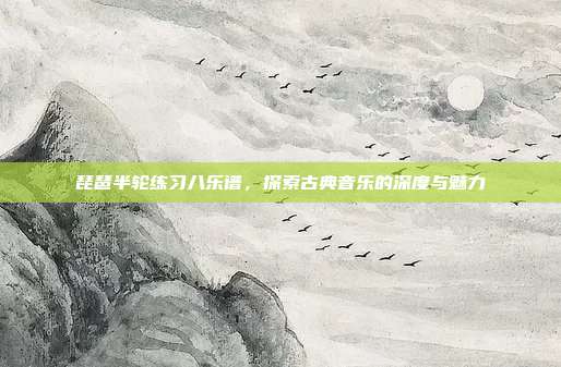 琵琶半轮练习八乐谱,探索古典音乐的深度与魅力