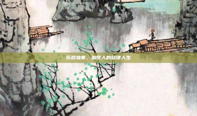 乐器独奏,追梦人的旋律人生