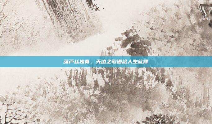 葫芦丝独奏,天边之歌谱绘人生旋律