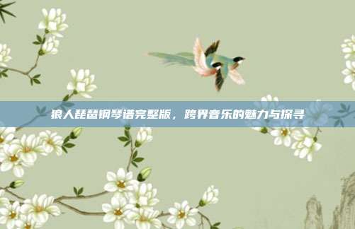狼人琵琶钢琴谱完整版,跨界音乐的魅力与探寻