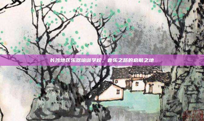 长沙地区乐器培训学校，音乐之路的启航之地