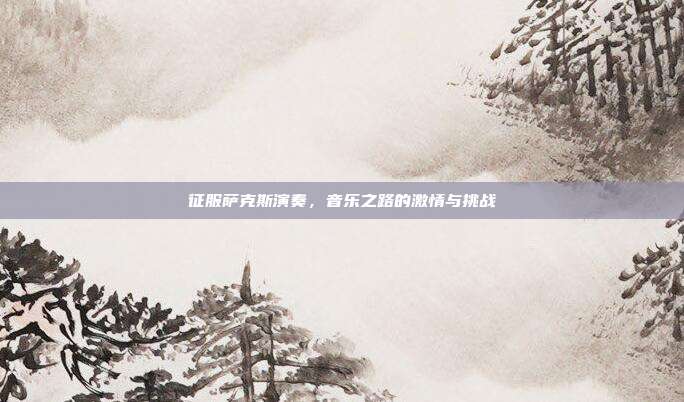 征服萨克斯演奏,音乐之路的激情与挑战