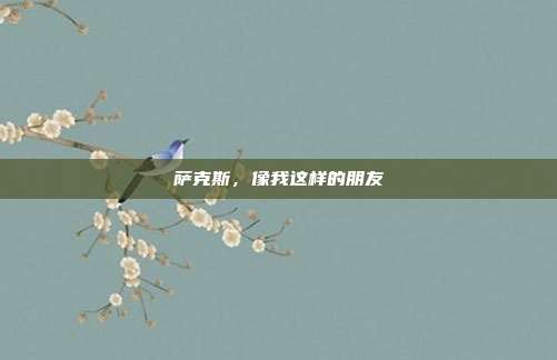 萨克斯，像我这样的朋友